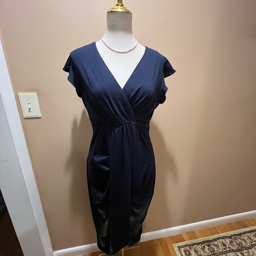 Elegant Navy Blue Dress new with tags